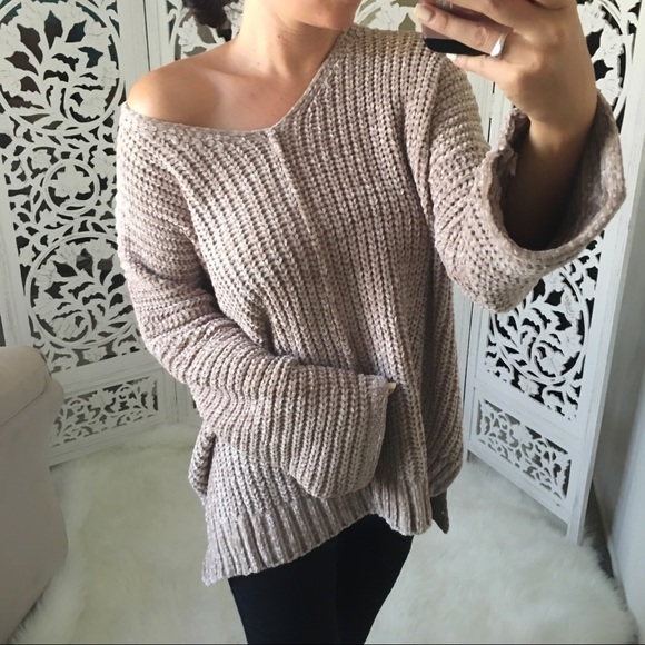 LAST 1️⃣ Soft Oversized Chenille Tunic Sweater - Picture 5 of 8